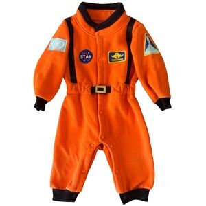 Orange Astronaut Baby One Piece Costume Outfit 9-12 months